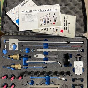 AGA N62 Valve Stem Seal Tool Kit - Silver/Blue